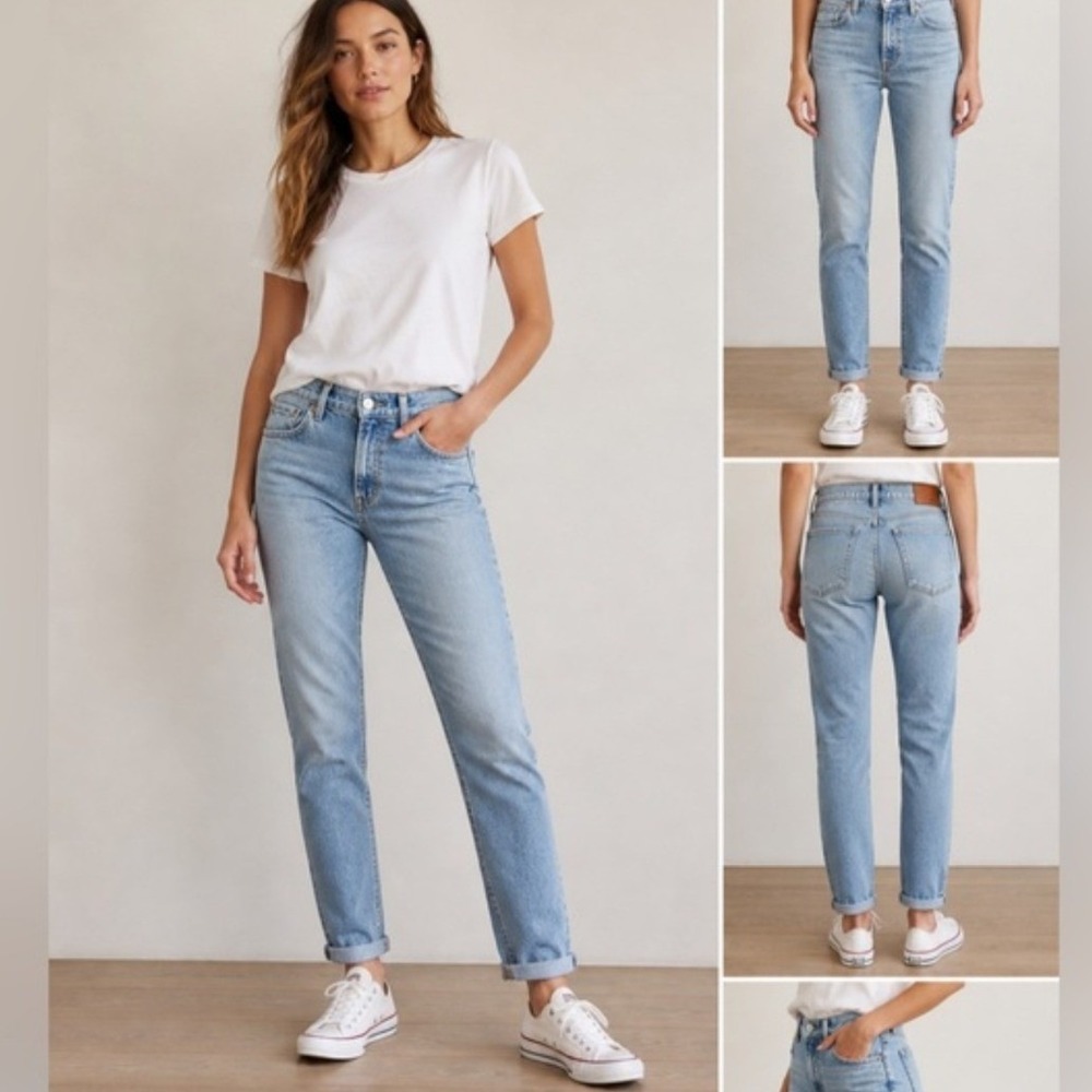 Citizens of Humanity NWT Emerson Slim Boyfriend Jeans Light Wash- 27
